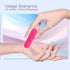 Mini Waterproof Rechargeable Back Massager - Handheld Deep Tissue Neck Massager (Rosy Red)