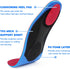 Orthotics Arch Support Insoles for Metatarsalgia - Mortons Neuroma Inserts Relief for Flat Feet, Plantar Fasciitis (Red