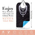 Washable Waterproof Adult Bib for Women with Crumb Catcher
