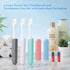 Packaged, 5 (50-Pack) Travel Toothbrush and Toothpaste, Foldable Toothbrush and Toothpaste, Individually Foldable