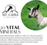 MT. CAPRA SINCE 1928 Capra Mineral Whey, Bio-Available Mineral/Electrolyte Supplement from Goat Milk Whey, Rich in