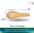 Disposable Palm leaf Cutlery Wooden Bamboo-Like Paper and Plastic Alternative Eco-Friendly for Food, Party, Buffet (5" Soup Spoon, 25)