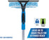 Unger 10” Professional Squeegee & Scrubber - 2-in-1 Window Cleaning Tool for Commercial & Residential Use