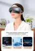 llano Eye Massager with Heat, Heated Eye Mask with Music,Foldable Eye Care Face Eye Massager for Relax Eye Strain Dark