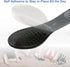 2 Pairs Gel High Heels Sandals Cushion Insoles, Non-slip Invisible Inserts for Flats, 3/4 Length Pads, Black