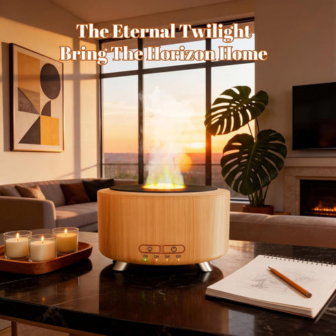 Suaglx 500 9 Essential Oil Diffuser for Home, Aromatherapy Diffuser Oil Machine for Office Room Yoga, Aroma Diffuser
