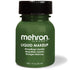 Mehron Makeup Liquid Face Paint and Body Paint, Air Brush Compatible, 1 oz (GREEN)