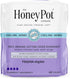 The Honey Pot Company Herbal Pads for Women, 48 ct Overnight Pads w/Wings, Organic Cotton Cover & Essential Oils