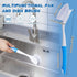 Hsei 10 11 Inch Pcs Blue Kitchen Scrub Dish Brush Bulk with Anti Slip Handle Cleaning Dish Scrubber with Stiff Bristles