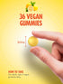Sundance Vitamin C and Zinc Gummies, 36 Count, Lemon Flavor, Vegan, Non-GMO, Gluten Free Supplement