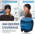 Pack Migraine Relief Cap Ice Head Wrap and Hat | Hot/Cold Gel with Face and Eye Mask Compress for Headache Relief