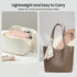 Silicone Makeup Brush Holder, Large Organizer Case with Anti-Fall Out Magnetic Closure, Portable Travel Bag for Women