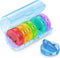 Sukuos Large Weekly Pill Organizer, 2 Times a Day Daily Pill Box 7 Day Easy to Open with Double Protection, AM PM (Blue)