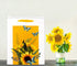 XJF 13" Large Sunflowers Gift Bag - Watercolor Flowers Gift Bag with Tissue Paper Sunflowers Gifts Bags for Birthdays