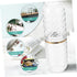 OUNONA Portable Travel Toothbrush Case and Holder Plastic Toothbrush Storage Container with Mouthwash Cup Function