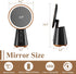 Lighted Makeup Mirror Vanity Mirror with 10X Magnification, 180° Rotation, 3 Color Lighting Modes, Portable LED