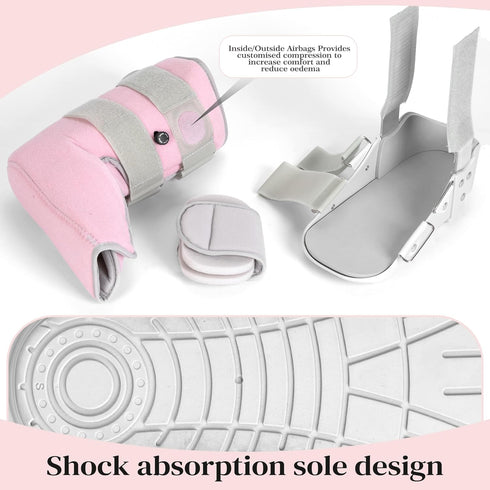 Medibot 7-10'' Medical Grade Fracture Boot - Adjustable Walking Cast for Foot & Ankle Injuries Secure Support