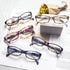 VIDEBLA 5 Pack Computer Reading Glasses, Anti Eyestrain Blue Light Blocking Glasses for Men and Women (5 Mix-2, 0.00)