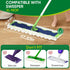 YHOVID (60 Count) XL Heavy Duty Dry Sweeping Cloths Compatible with Sweeper Mop, Microfiber Duster Mop Pads Refills
