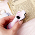 Pengxiaomei 3 Pcs Marble Chapsticks Holder - Gift for Women, Lipstick, Lip Balm Gloss (Pink, Blue, Grey)