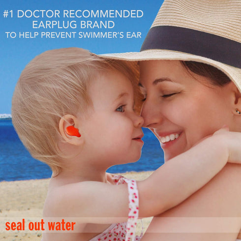 Mack's Soft Moldable Silicone Putty Ear Plugs, Kids Size, 6 Pair - Comfortable Small Earplugs for Swimming