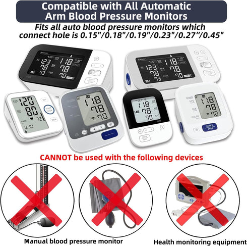 Large Blood Pressure Cuff, 8.7”-16.5” (22-42CM), Compatible with Omron BP Monitor, Replacement Cuff for Adult Big Arms