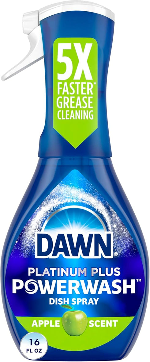 Dawn Platinum Powerwash Dish Spray, Apple Scent, 16oz Dish Soap