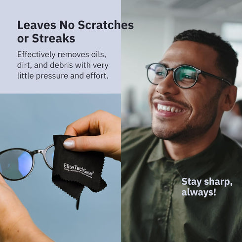 Glasses Cleaner & Screen Cleaner Kit, 3pcs Lens Cleaner Spray with Microfiber Cleaning Cloth, Alcohol Free