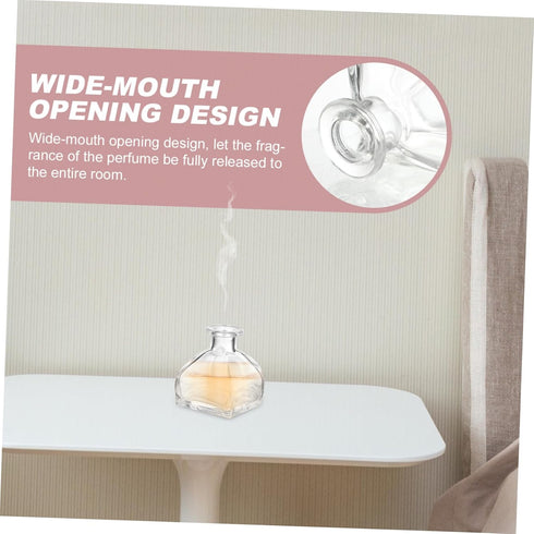 Set 3 Veemoon Essential Oil Diffuser Bottles of Fragrance Release Glass Jars for Home Office Party Wedding Spa Bathroom