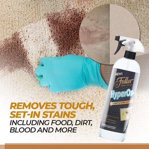Fuller Brush HyperOx Carpet & Fabric Spotter with Sprayer – Removes the Tough Set-in Stains – Odor Eliminator –Citrus Fresh Scent – 24 oz.(Pack of 1)