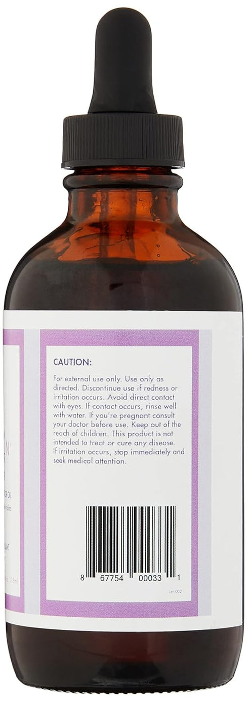Rasin Castor Haitian Oil, Organically Brilliant Black Castor Oil, Lavender, 4 Fl Oz