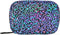 Ollabaky Colorful Cute Leopard Print Pill Case, Portable Weekly Pill Box Bag Container