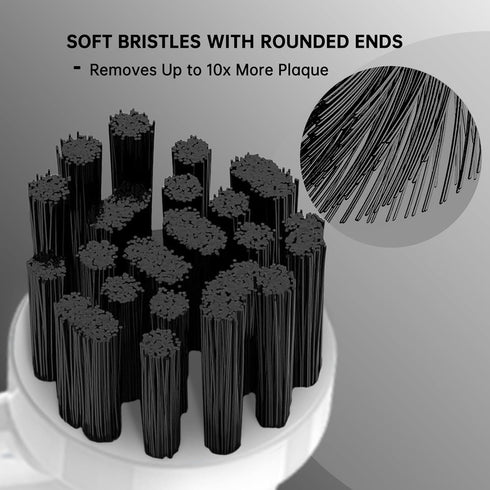 JDHAVMOS 12Pack Replacement Brush Heads with Dust-Protecting Cover, Professional Electric Toothbrush Heads Compatible