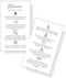 Manicure Aftercare Instruction Cards, 50pk Business Card Size Handout for Nail Care after Manicure or Pedicure