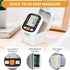 Automatic Wrist Blood Pressure Monitor with Adjustable Cuff, 2AAA Battery, Storage Case, Irregular Heartbeat Detector