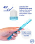 Supersmile New Generation Toothbrush w/Patented 45° Soft Nylon Bristles - Ergonomic Handle for Adults & Children