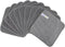 SINLAND Microfiber Dish Cloth | 10 Pack | Best Kitchen Washcloth Cleaning Cloths with Poly Scour Side (Grey)