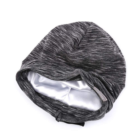 Kids Beanie Sleep Hats Bonnet for Night Sleeping Cap, Silky Lined Satin Bonnet with Adjustable Elastic Band for Natural