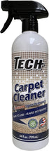 TECH Carpet Cleaner Spray - Instant Spot Remover with No Harsh Chemicals, 24 Oz