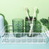 2PCS Travel Toothbrush Case, Portable Toothbrush Holder, Storage Container for Home, Bathroom, Trip, Green