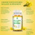 (2 Pack) 9 in 1 Mullein Gummies for Lung Cleanse, Extra Strength 10000MG Mullein Leaf Extract with Quercetin - 120 Ct