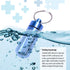 5 Pack Aluminum Keychain Medication Pill Box, Waterproof Mini Travel Pill Boxes for Medicine Vitamin Holder