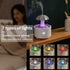 LUCOJET 300ML 7 Essential Oil Diffuser, Umbrella Aromatherapy Diffuser, Ultrasonic Cool Mist Humidifier with Colors