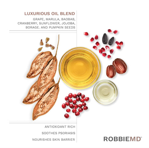 Luxurious Facial Oil Serum, Cold Pressed Organic Sunflower Oil and Vitamin E for Deep Hydration (1 oz / 30 ml)