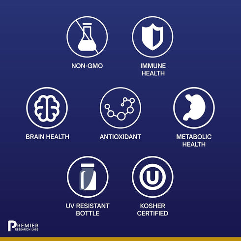 Premier Research Labs Liquid Zinc Ultra Supplement for Immune Support & Well-being, 8 fl oz