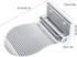 Wall Mount Foot Rest Space Aluminum Non Slip Pedal for Entryway, Hallway, and Bathroom, Foldable Design Easy