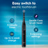 iO2, 3 Oral-B Rechargeable Electric Toothbrush, Cleaning Modes, Automatic Pressure Sensor to Protect Gums, Pure White