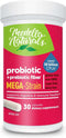 Mega-Strain 50B CFU Probiotics + Prebiotics, 30 Caps for Women & Men, No Refrigeration Required