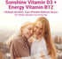 Wiszeen D3 B12 Gummies, D3 10000 B12 500mcg D3 B12 K2 Immune Vitamin Vitamin IU & Methylated for Adults, Vitamin