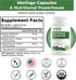Moringa Complex with Oleifera Leaf & Seed Extract - Potent Strength 5000 mg per Serving, Green-Based Superfood